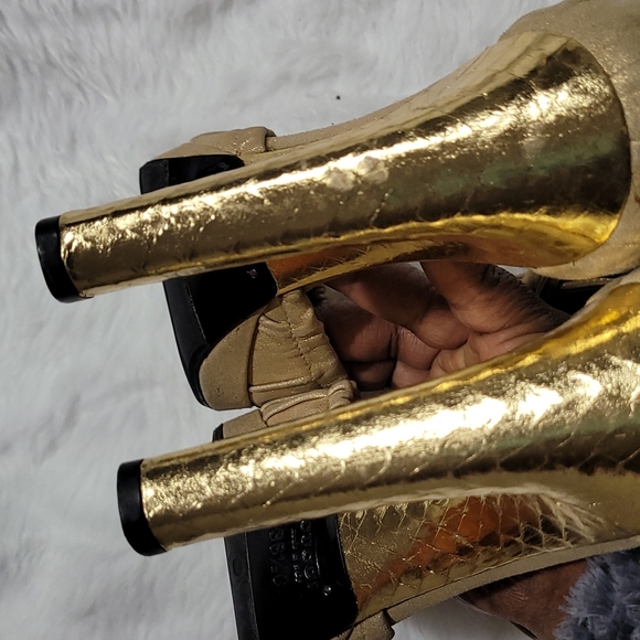 ♥️Auth GUCCI sandals Sexy Elegant block shoe sz 36.5 C ♥️ - Picture 11 of 16